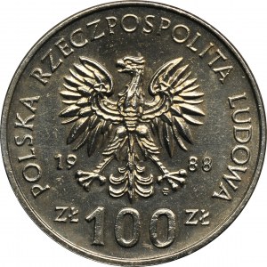 100 złotych 1988 Jadwiga - bez znaku