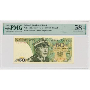 50 gold 1975 - S - PMG 58 EPQ - rarer series