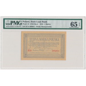 1 marka 1919 - ICO - PMG 65 EPQ