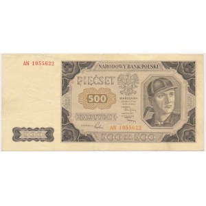 500 zloty 1948 - AN -.