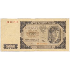 500 zloty 1948 - AS -.