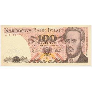 100 Zloty 1975 - Z - seltene Serie