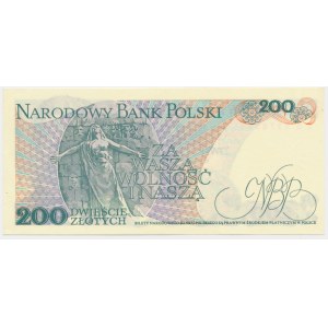 200 złotych 1986 - CU -