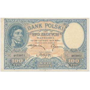 100 zloty 1919 - S.C -.