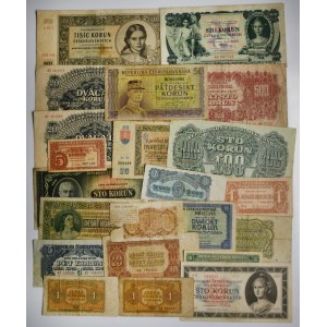 Czechoslovakia, set (22 pieces).