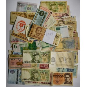 Set, mix of Polish and foreign banknotes (approx. 140)