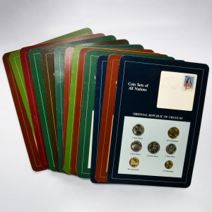 Set, Coins from around the world in sets (13 pcs.)