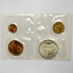 Set, African and Asian coins in vintage sets (9 pcs.)