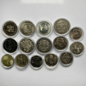 Set, Coins of the Wolrd (15 pcs.)