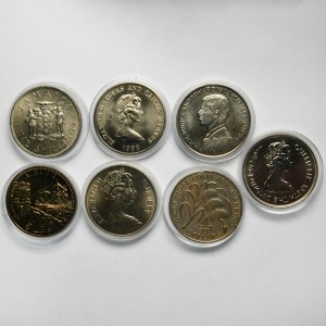 Set, coins of the World (7 pcs.)