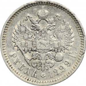 Russland, Nikolaus II., Rubel St. Petersburg 1899 Э-Б