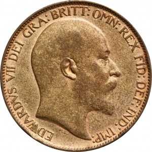 Great Britain, Edward VII, 1/2 Penny London 1910