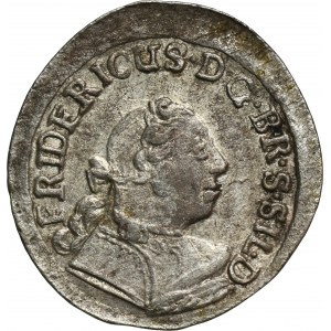 Silesia, Prussian rule, Friedrich II, 2 Gröschel Breslau 1748 AHE