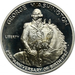 USA, 1/2 Dollar San Francisco 1982 S - 250. Jahrestag der Geburt von George Washington