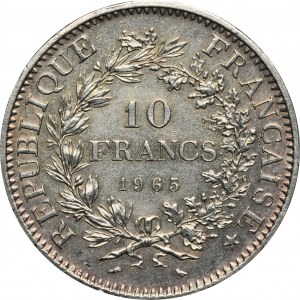 Frankreich, Fünfte Republik, 10 Francs Paris 1965