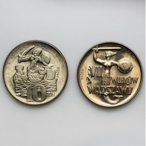 Set, SAMPLE, 10 gold 1965 (2 pieces).