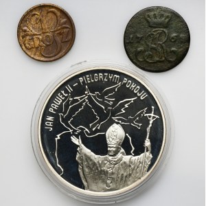 Set, Poland, Coins and medal (3 pcs.)