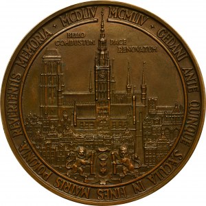 Medal On the 500th anniversary of Danzig return to Poland 1954
