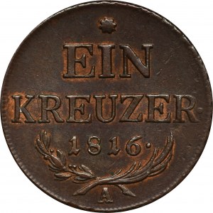 Austria, Franz II, 1 Kreuzer Wien 1816 A