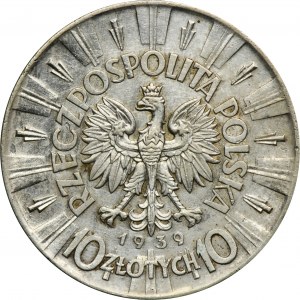 Piłsudski, 10 złotych 1939