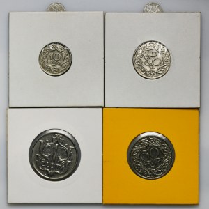 Set, 10, 20, 50 Cent und 1 Zloty (4 Stück).