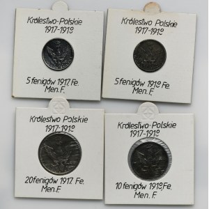 Set, Polish Kingdom, Pfennig (4 pcs.)