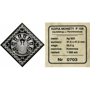 OFFIZIELLE KOPIE, Prozess um die Erschießung von Pilsudski, 10 Zloty 1934