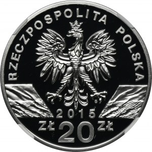 20 złotych 2015 Pszczoła Miodna - NGC PF69 ULTRA CAMEO