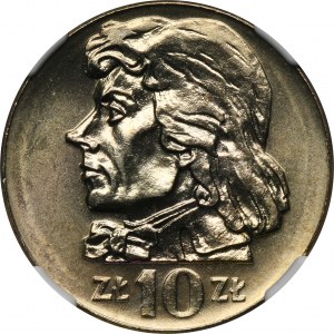 10 złotych 1973 Kościuszko - NGC MS65