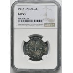 Free City of Danzig, 2 gulden 1932 Cog - NGC AU53 - RARE