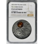 20 Gold 2001 Amber Trail - NGC PF69 ANTIQUED