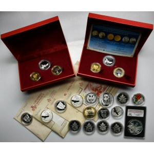 Set, Poland, Treasury of the Polish Mint, Coins and medals (22 pieces).