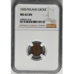 1 Pfennig 1928 - NGC MS62 BN