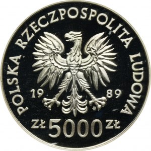 5.000 złotych 1989 Toruń - Mikołaj Kopernik