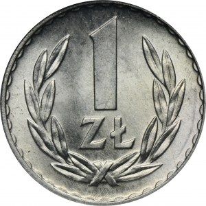 1 złoty 1974 - GCN MS65