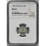 10 pennies 1923 - NGC MS62