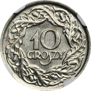 10 groszy 1923 - NGC MS63