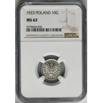 10 Pfennige 1923 - NGC MS62