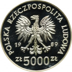 5,000 zl 1989 Saving the Monuments of Toruń