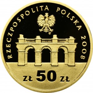 50 złotych 2008 90. Rocznica Odzyskania Niepodległości