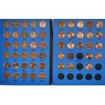 Set, USA, Four sets of Lincoln Cent Albums (x4)