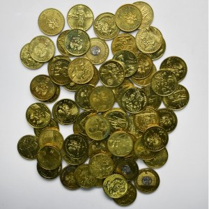 Zestaw, Monety Gold Nordic 2 złote (72 szt.) - starsze roczniki