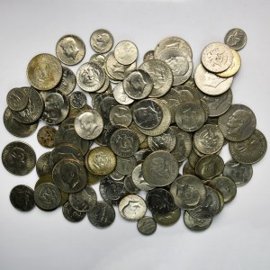 Set, USA, Mix of coins (1435 g)