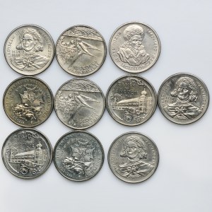 Set, 10,000 and 20,000 zloty (10 pieces).