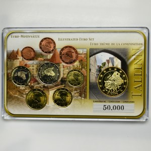Set, Estonia, Set of Euro 2011 coins (8 pcs.) and an extra token