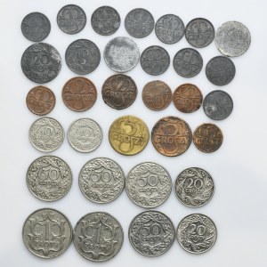 Set, Pennies and 1 zloty (32 pieces).