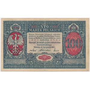 100 marek 1916 - Jenerał - 6 cyfr -