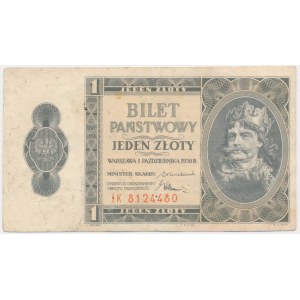 1 Zloty 1938 - IK -