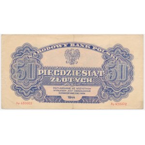 50 złotych 1944 ...owe - Ap -