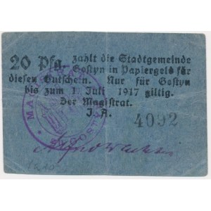 Gostyn, 20 fenig 1917